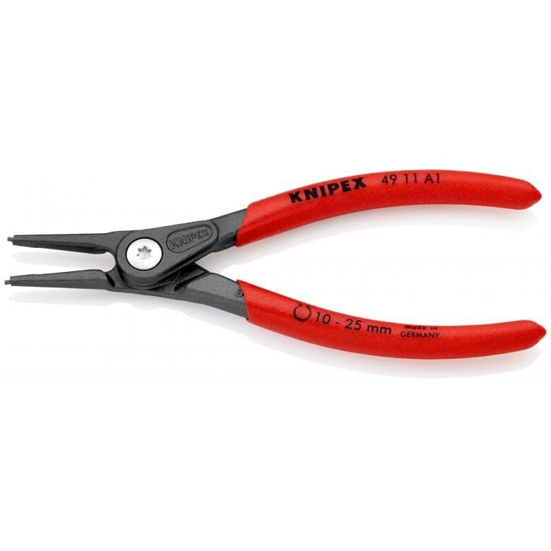 ⬡ Precision circlip pliers. External 140mm (Ø10-25mm) KNIPEX (4911A1, KNIPEX)