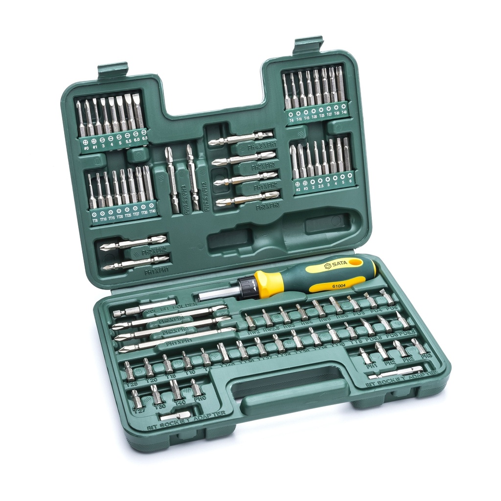⬡ Screwdriver bit set 80pcs (IMBUS, TORX, SPLINE) (S09326, SATA)