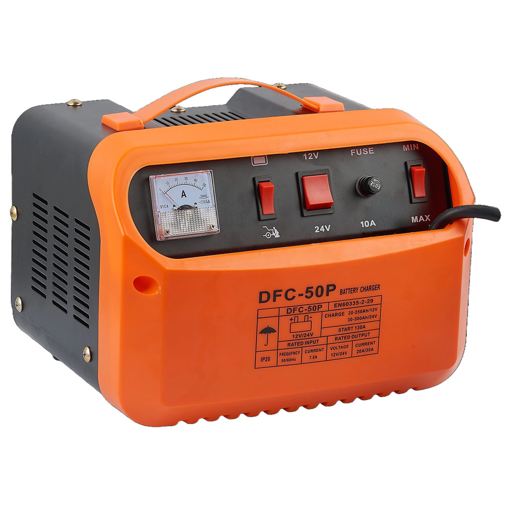 ⬡ Battery charger and starter 12/24V 130A 350Ah (DFC50P, YOULI)