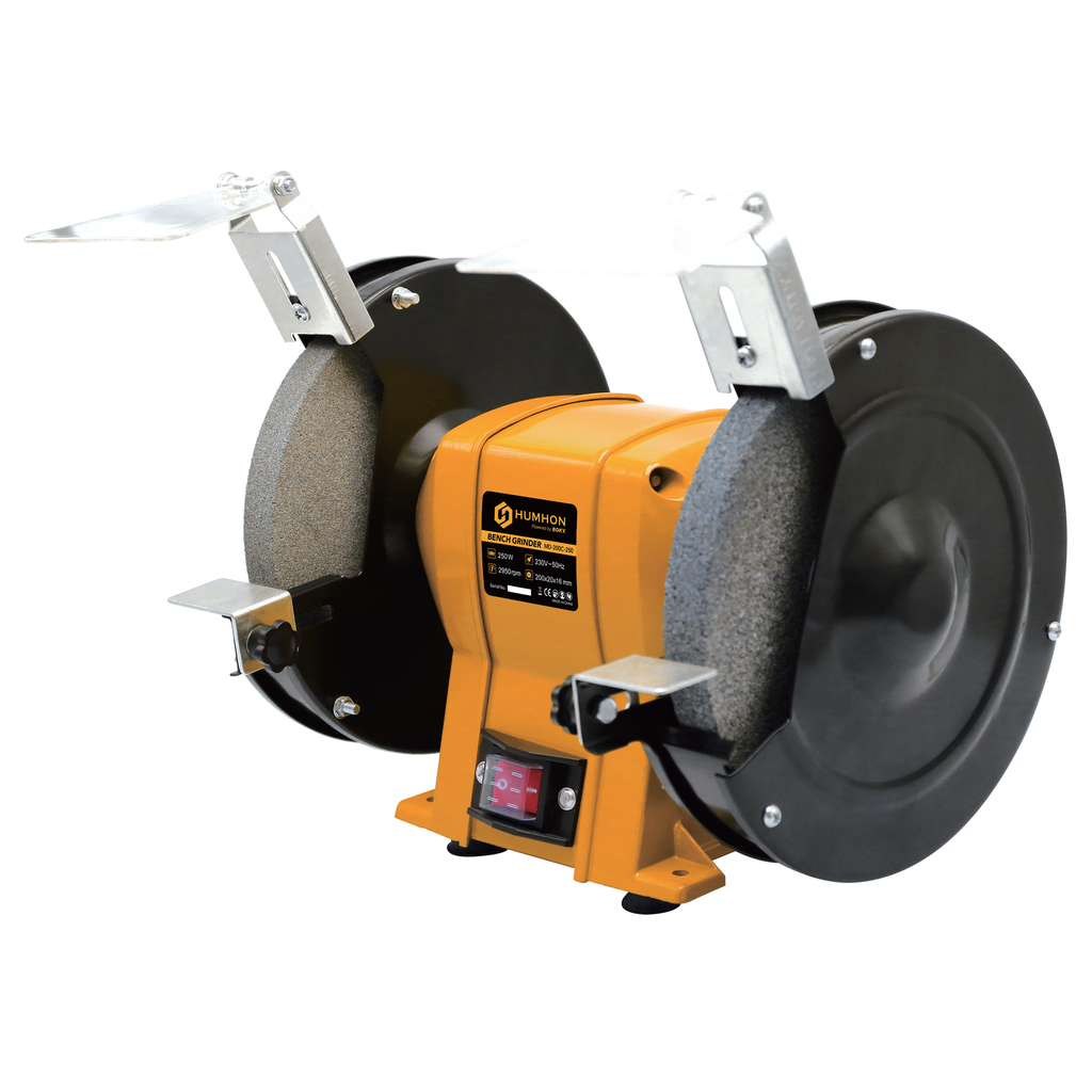 ⬡ Bench grinder 8"/230V, 200mm (MD200C250, BOKY MACHINE)