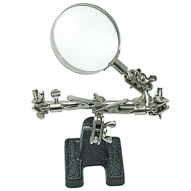 ⬡ Helping hand with magnifying glass 62mm (73500)