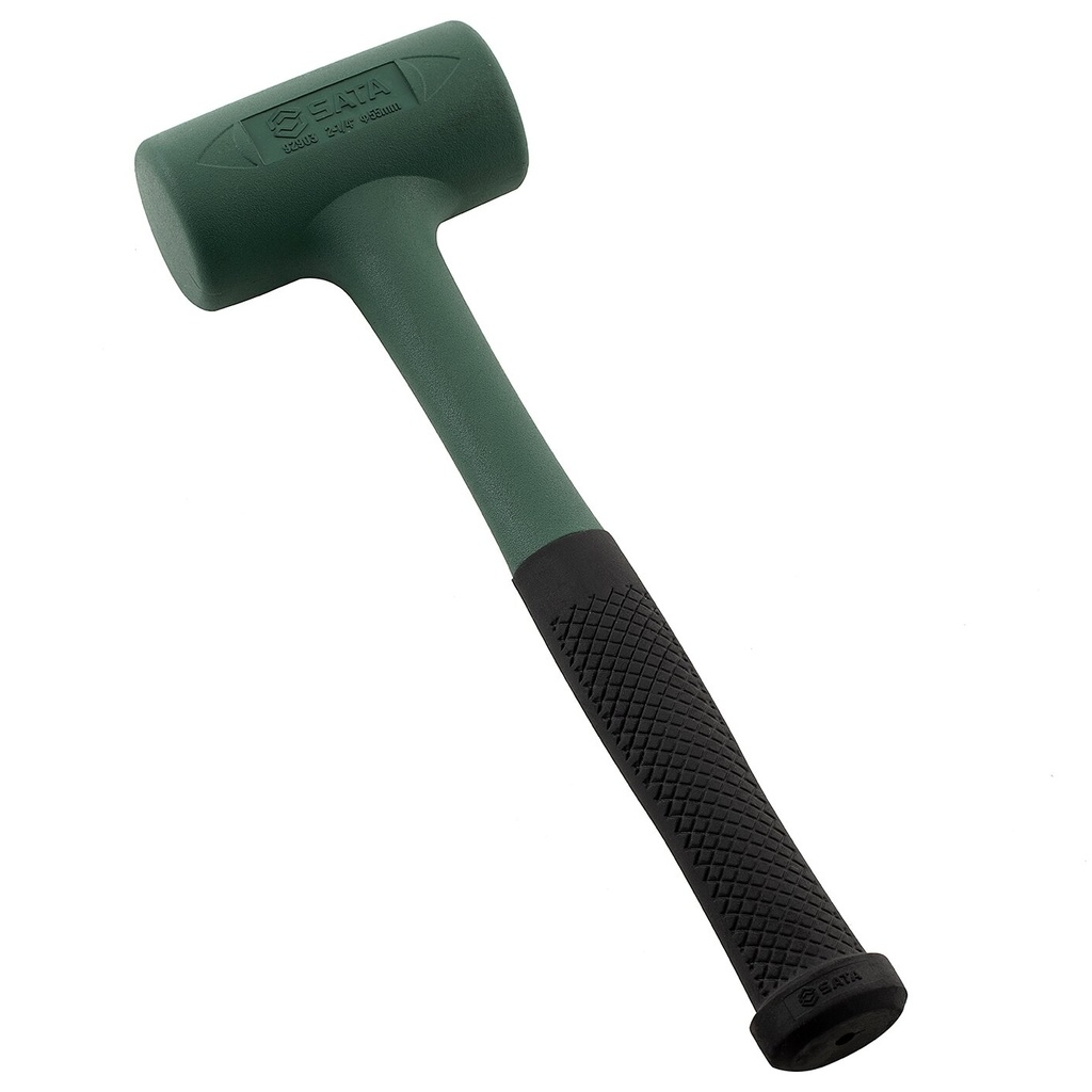 ⬡ Rubber mallet with schock absorbing head 1.05kg, Ø 55mm, L=350mm (ST92903SC, SATA)