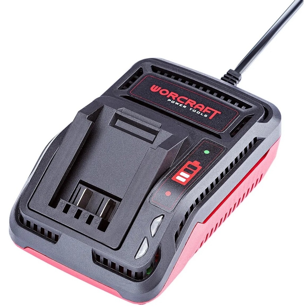 ⬡ Įkroviklis 20V LI-ION WORCRAFT akumuliatoriams (CLC20V24CT, WORCRAFT)
