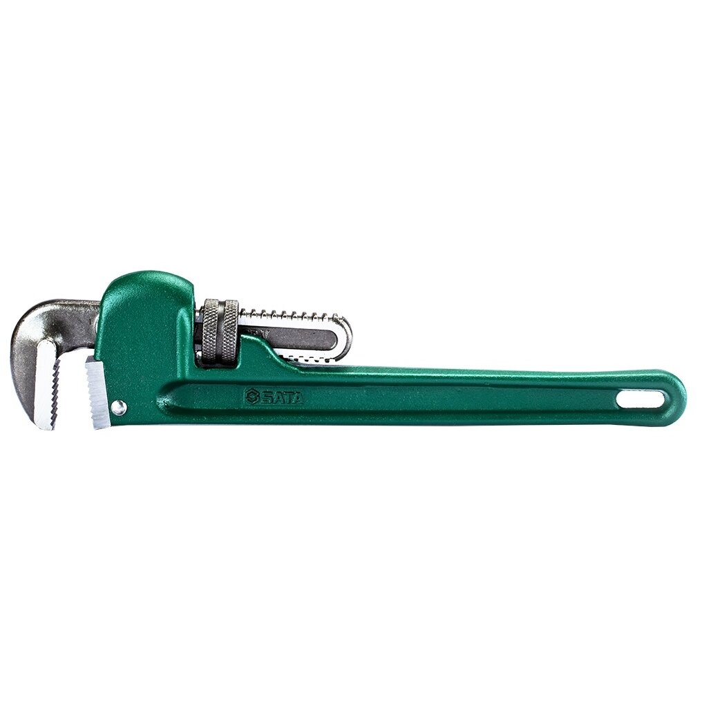 ⬡ Adjustable pipe wrench 90° CR-MO Size 8" 200mm (S70812, SATA)