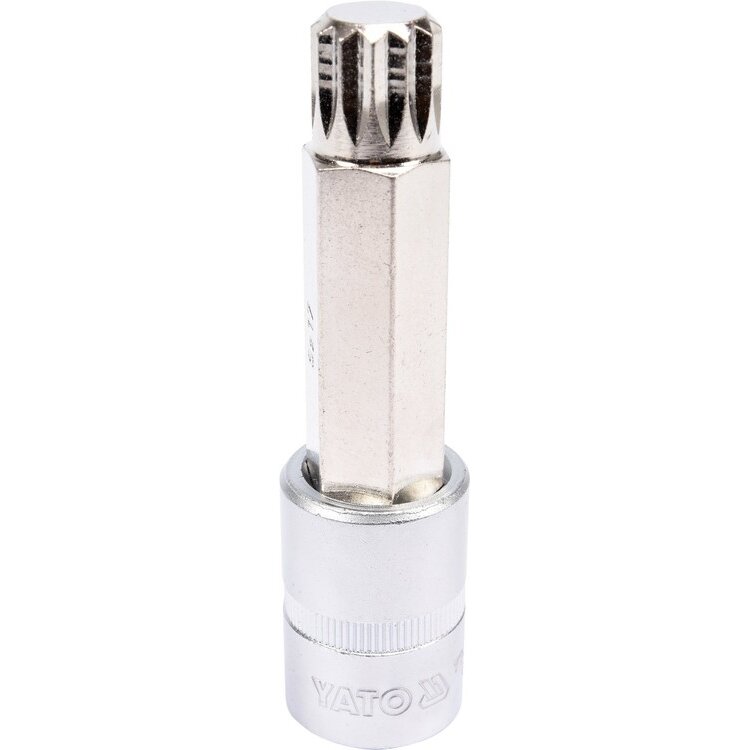 ⬡ SPLINE bit 1/2" M17 x100mmL, S2 (YT04357, YATO)