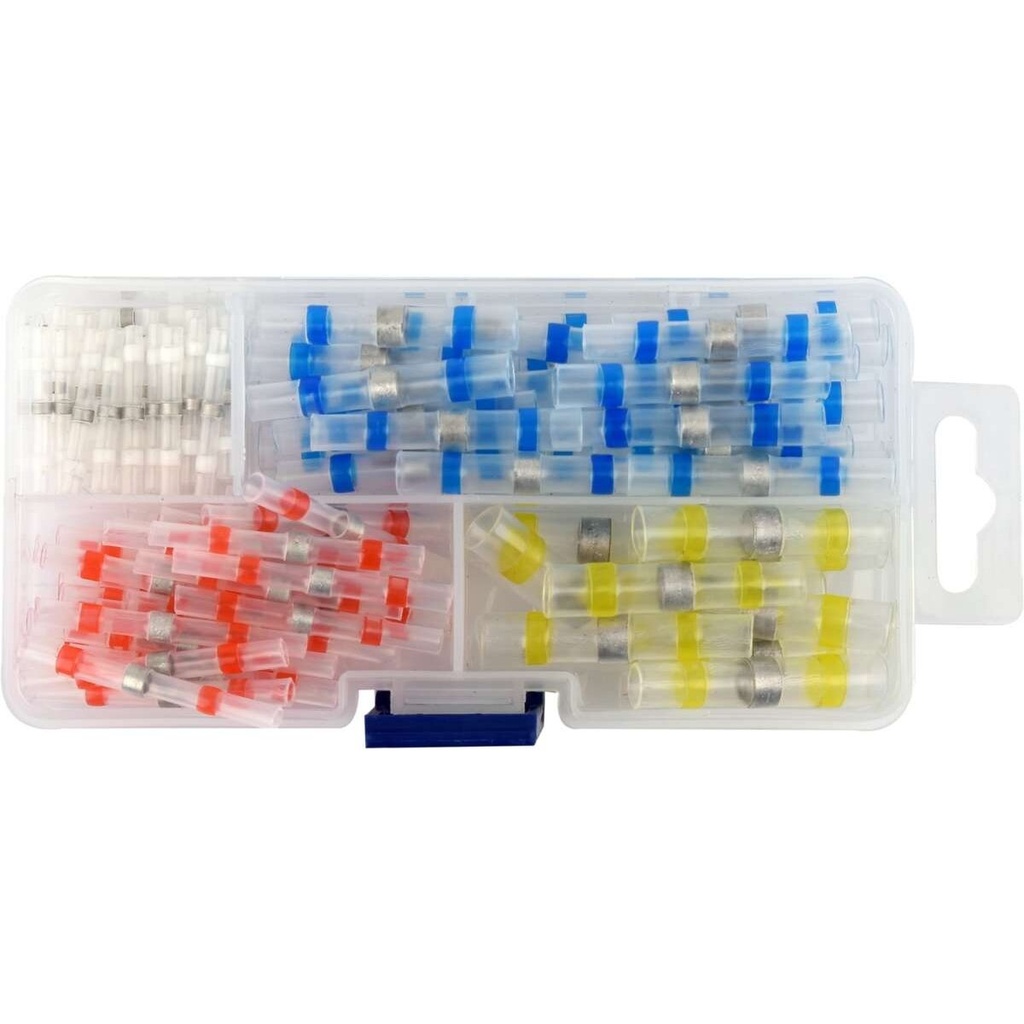 ⬡ Heat-shrink tubing set 100pcs with tin (YT81450, YATO)