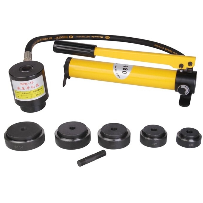 ⬡ Hidraulinis skylmušis 15 t, 63-114 mm (SYK15)