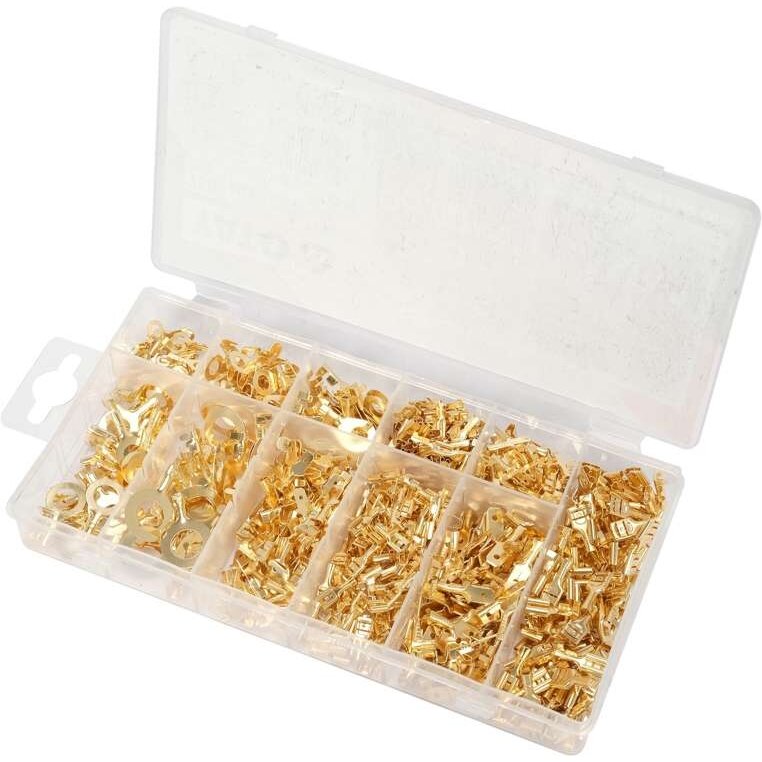⬡ Brass electrical connector set (YT068685, YATO)