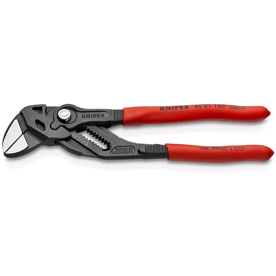 ⬡ Water pump pliers-wrench KNIPEX with locking 180mm (8601180, KNIPEX)