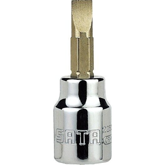 ⬡ Galvutė su plokščiu antgaliu 3/8" 6,5 mm (SC22502, SATA)