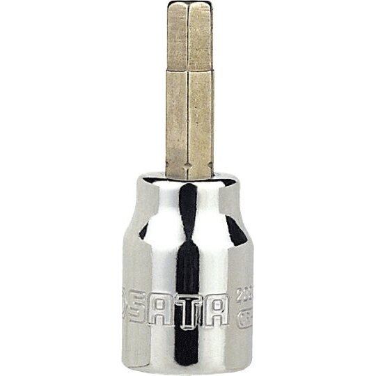 Galvutė su IMBUS (HEX) antgaliu 3/8" 5 mm (SC22203, SATA)