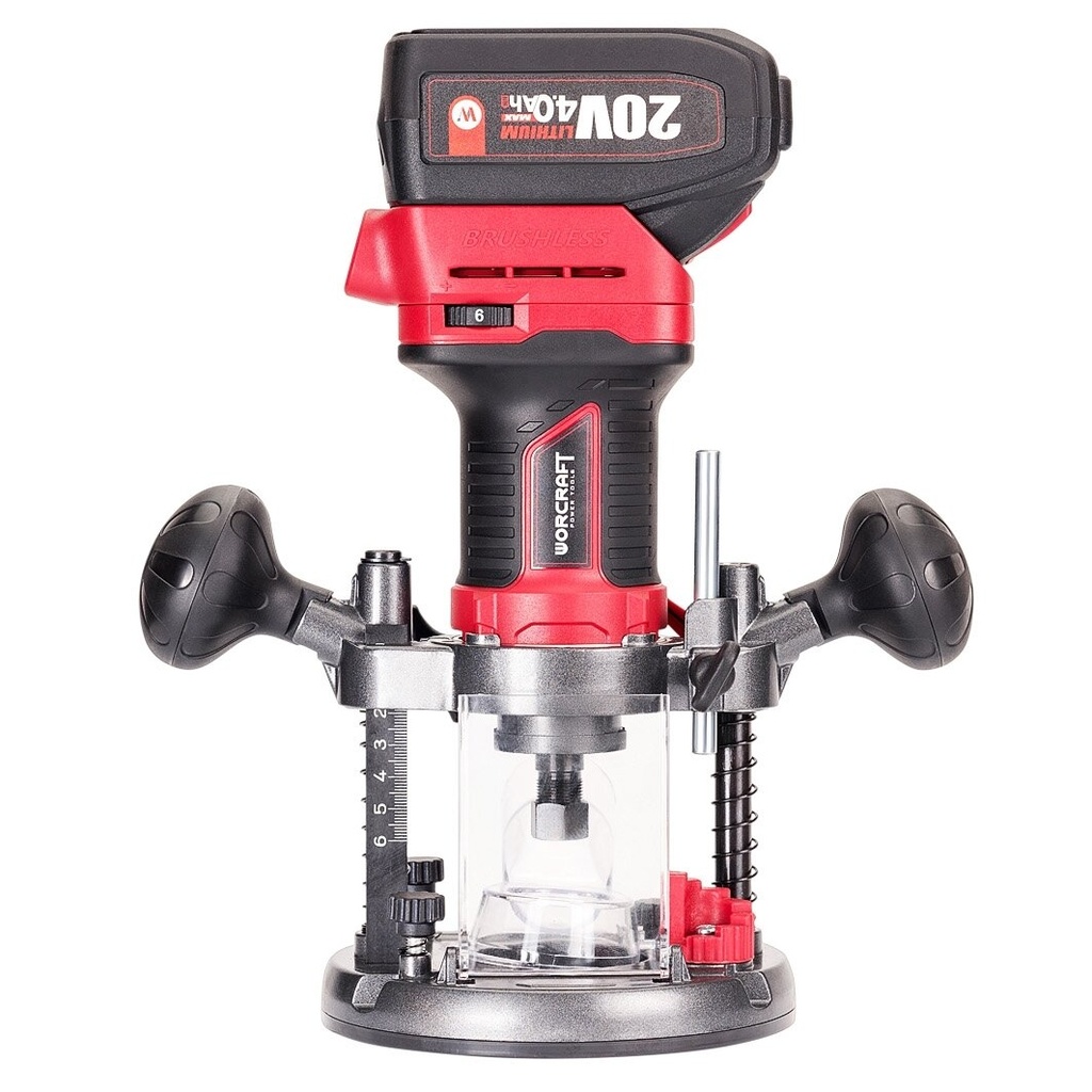 ⬡ Akumuliatorinė freza WORCRAFT 20V LI-ION (CERS20LiB, WORCRAFT)