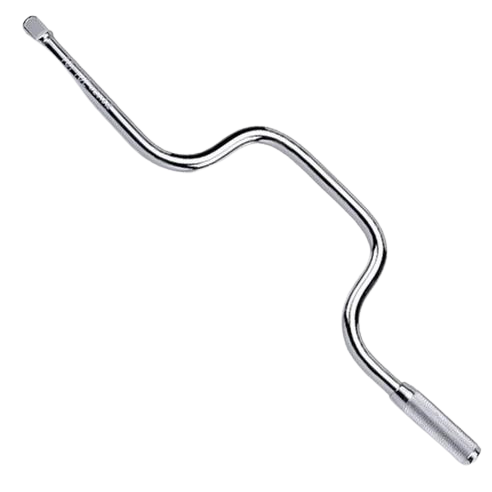 ⬡ 1/2" Dr. Full polished shaking handle, L=400mm (CL302202, CHANGLU TOOLS)