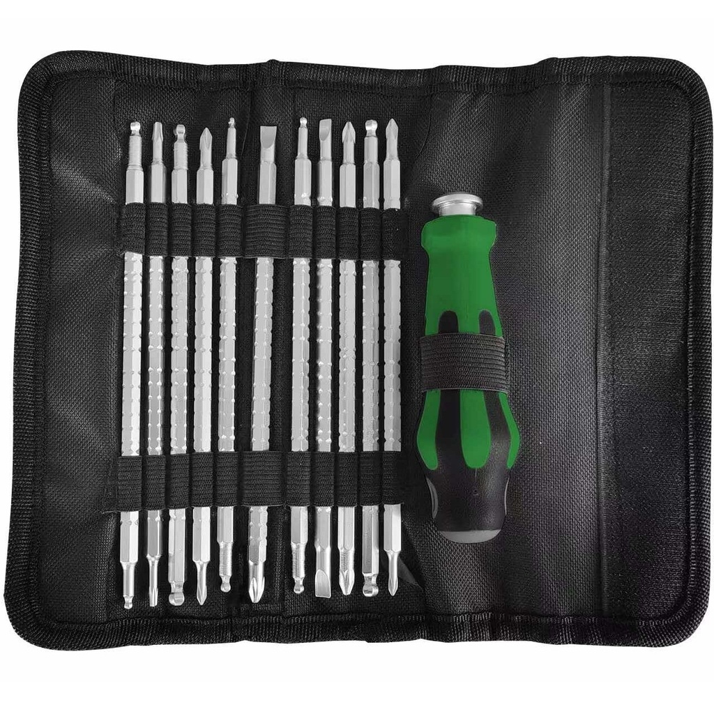 ⬡ Screwdriver combination set 11pcs (pl./PH/PZ/HEX/torx) (CL504911, CHANGLU TOOLS)