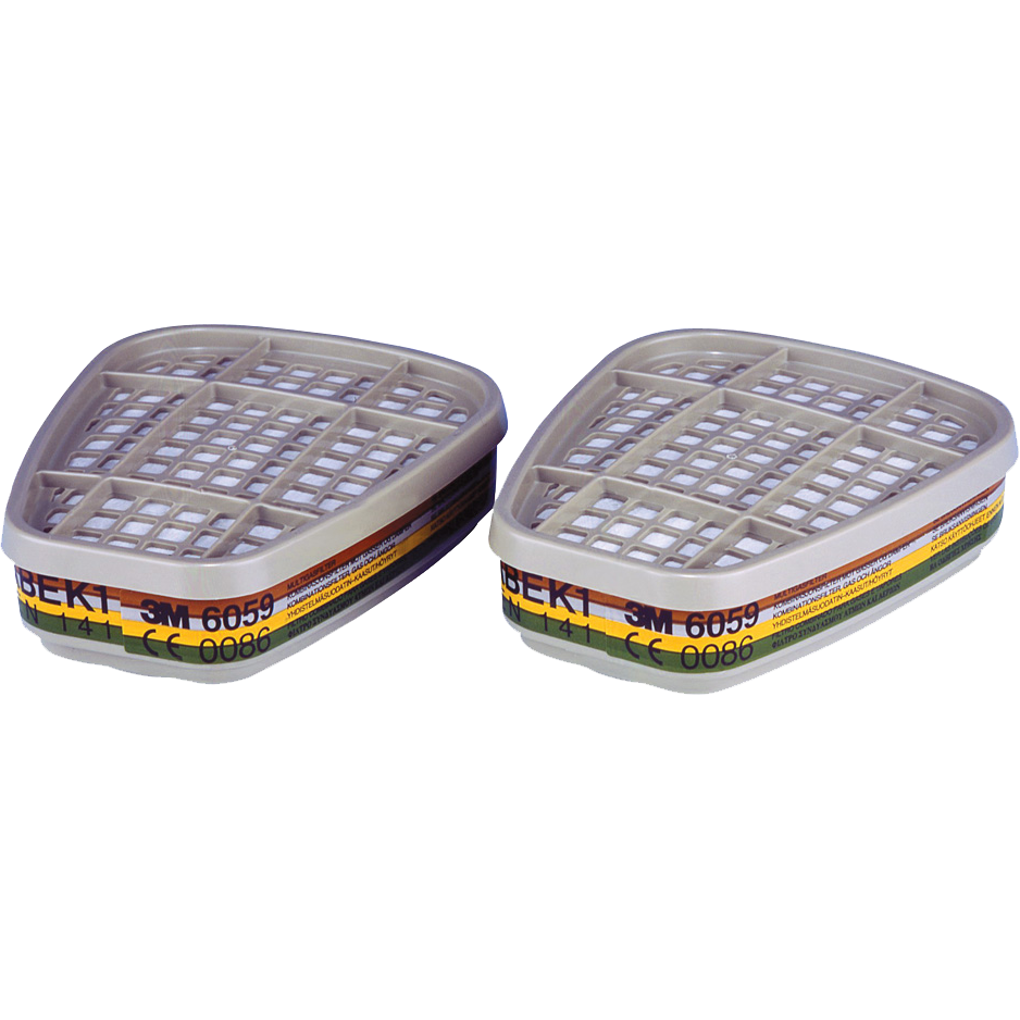⬡ ABEK1 3M 6059 filters for respirators, 2 pcs (GT500084022, 3M)