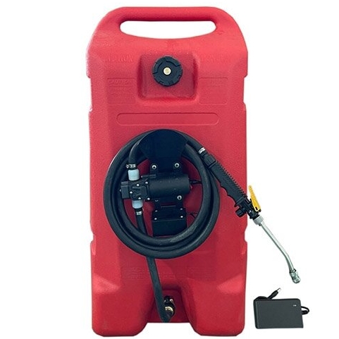 ⬡ Mobili kuro talpa (plastikinė) su pompa 12V akum./230V 53L su ratukais (DTK53, AOCHENG)