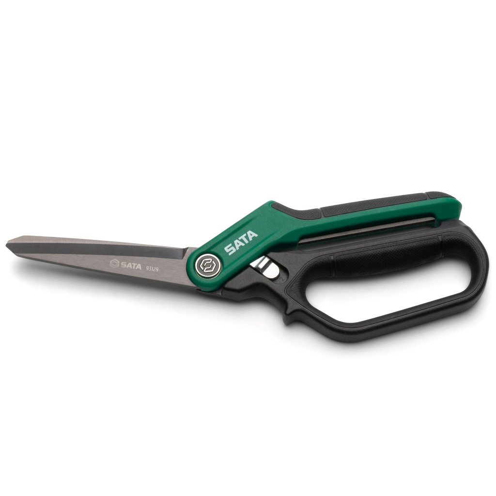 ⬡ Rubber grip long-blade heavy duty scissors 280mm (ST93129, SATA)
