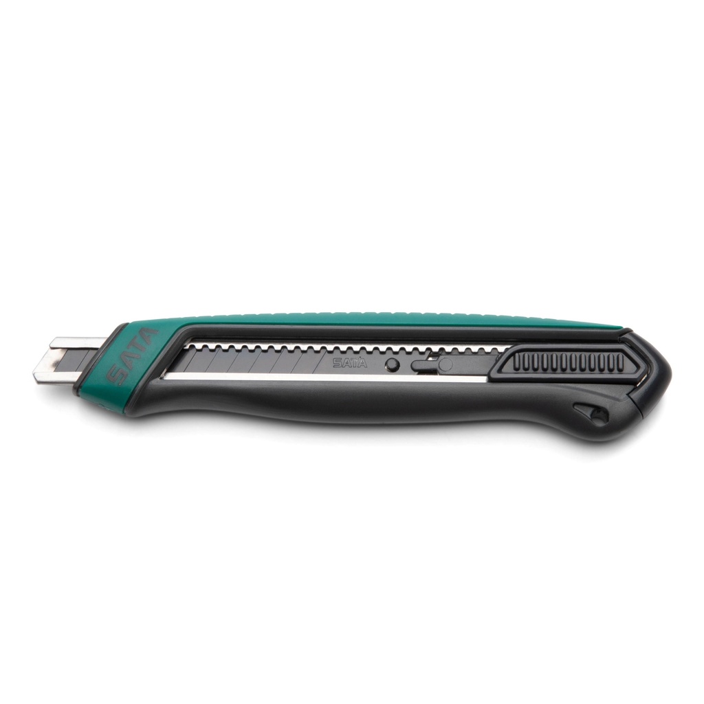 ⬡ Rubber grip snap-off knife 9 mm, 13-point blade (ST93481, SATA)