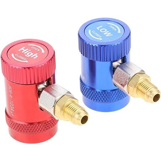⬡ Oro kondicionierių R1234yf jungtys 1/4" su išoriniu coliniu sriegiu, 2 vnt. (MHR10273)