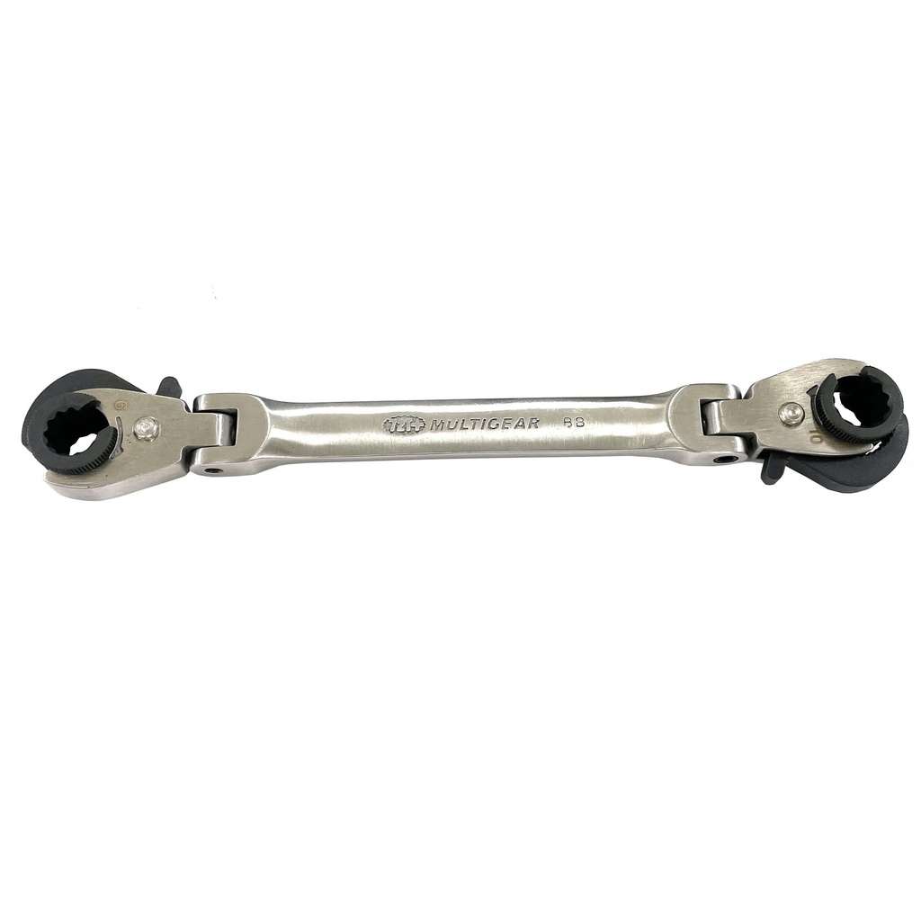 ⬡ Raktas su lanksčia terkšle vamzdeliams 10 x 11 mm; L=188 mm (GW3002, ELLIENT TOOLS)