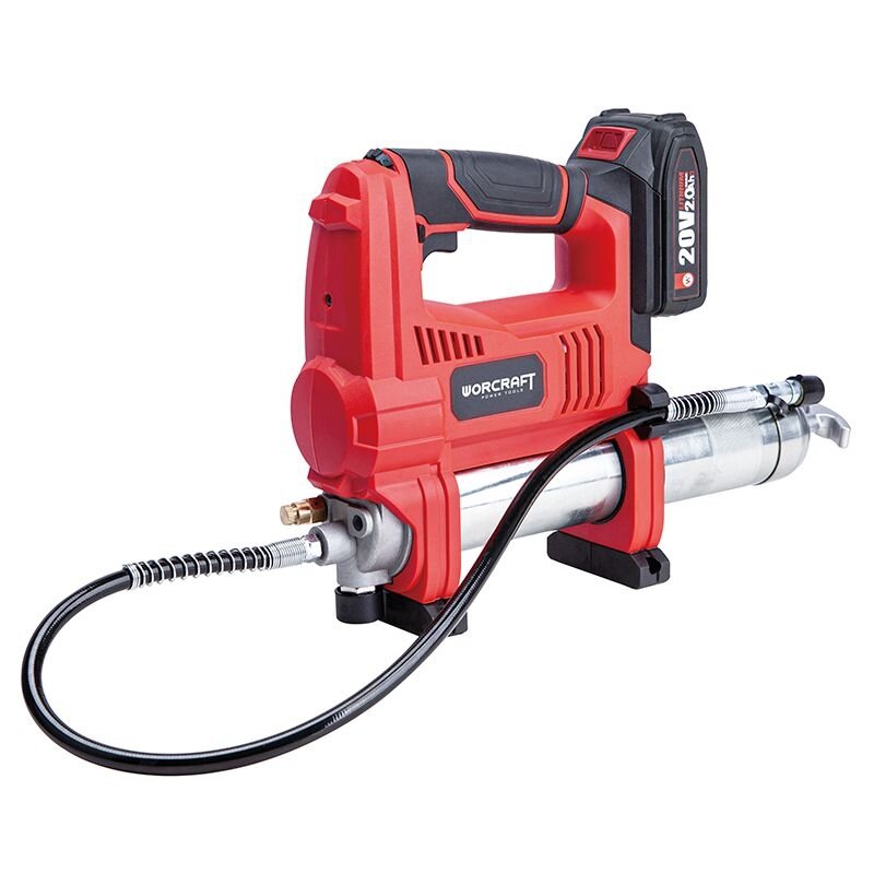 ⬡ Li-ion Cordless grease gun WORCRAFT 20V, 4.0Ah (CGGS20Li, WORCRAFT)