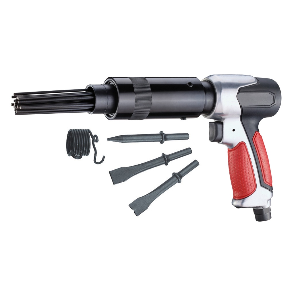 ⬡ Air needle scaler and hammer 2in1 kit 4pcs (NST8039FA, HYMAIR)