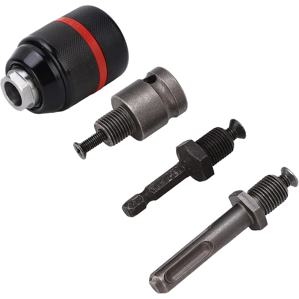 ⬡ Drill chuck 1/2'' Ø2-13mm with adapters 4pcs (MHRDGT01)