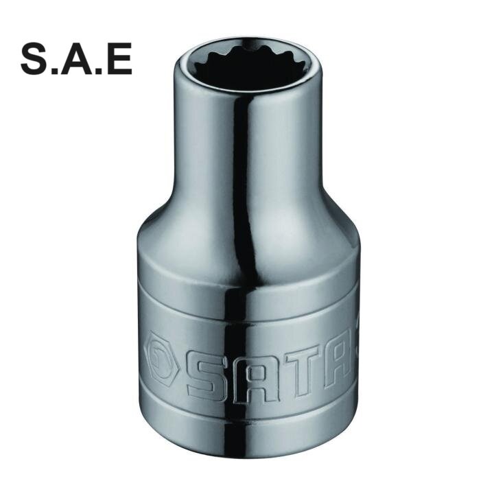 ⬡ Galvutė 1/2" 12-briaunė 7/16" (colinė) (ST13503SC, SATA)