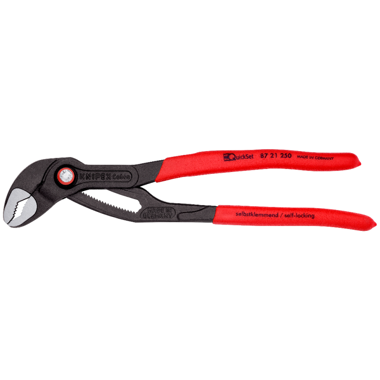 ⬡ Water pump pliers KNIPEX Cobra QuickSet 250mm (8721250, KNIPEX)