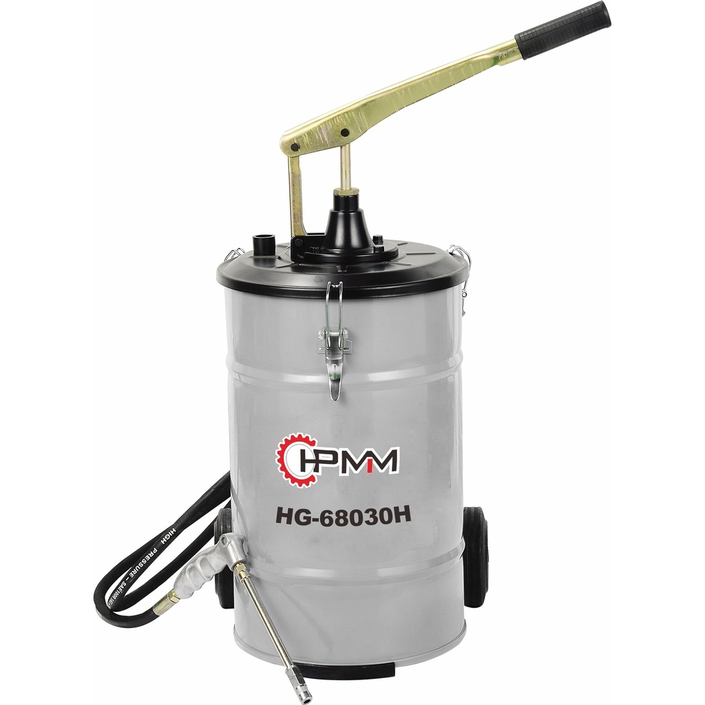 ⬡ Manual grease pump dispencer, capacity 30kg (HG68030H, PULI)
