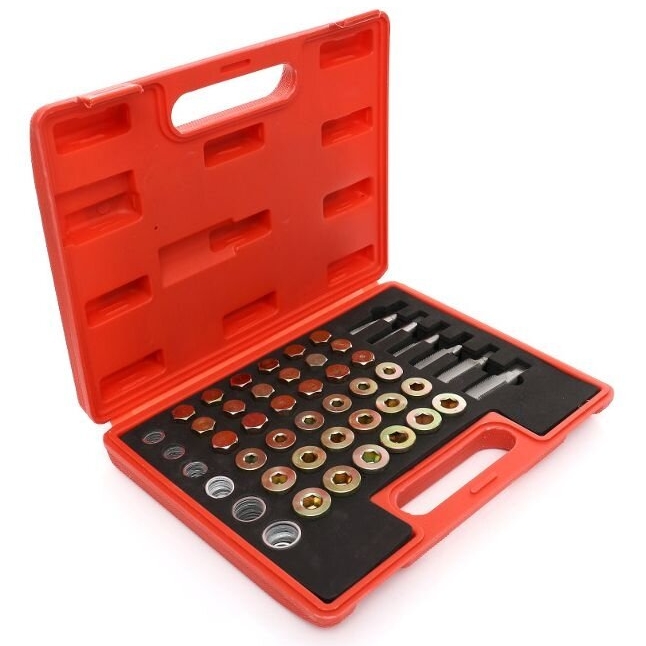 ⬡ Oil pan thread repair kit 114pcs (KD10512)