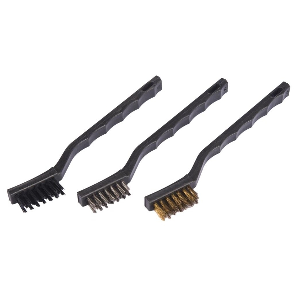 ⬡ Vielinis šepetys su plastikine rankena, rinkinys 3 vnt. 180 mm (KRKSBR37)