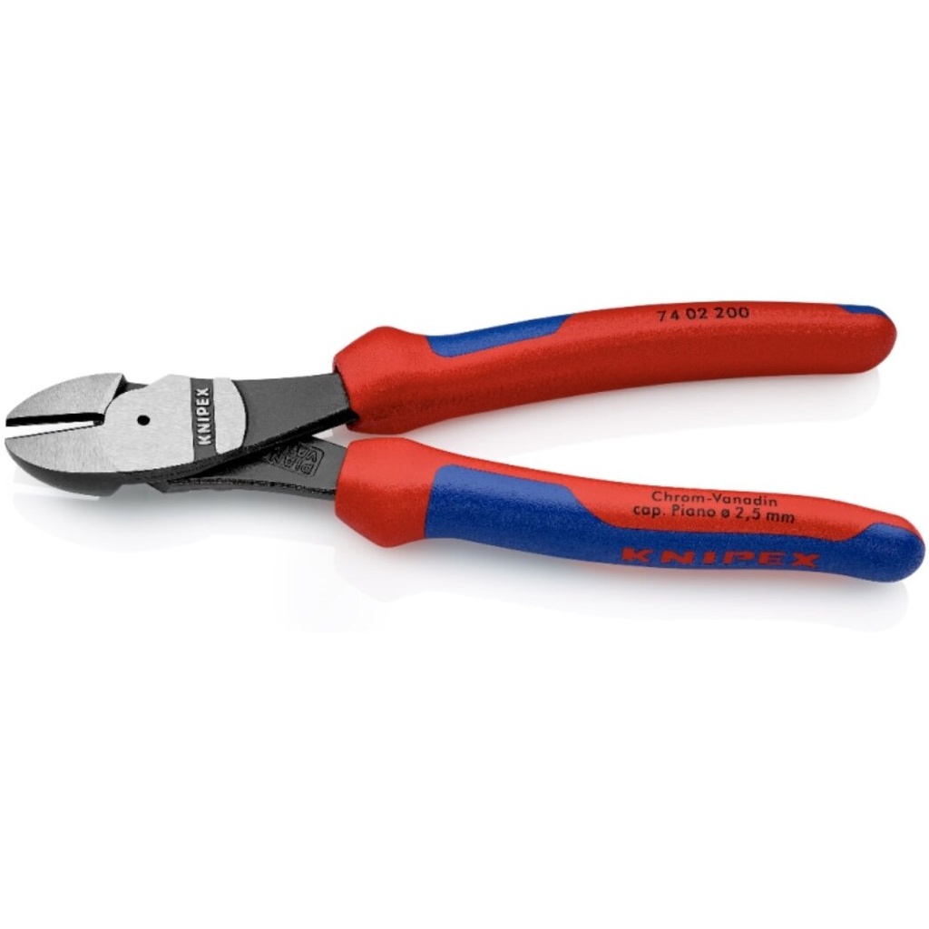 ⬡ High leverage diagonal cutting pliers 200mm KNIPEX (7402200, KNIPEX)