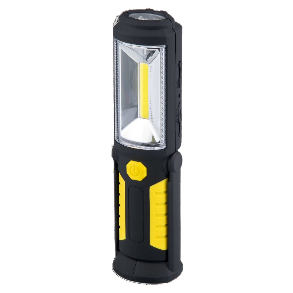 ⬡ Prožektorius darbui COB (3W) + LED5 (įkraunamas) (JF701AUB)