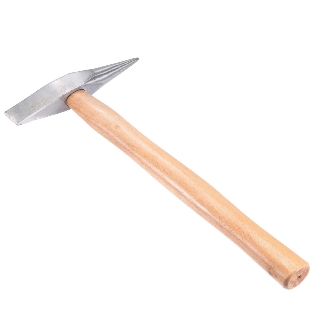 ⬡ Welding chipping hammer with wooden handle 0.3 kg (HL103803WH)