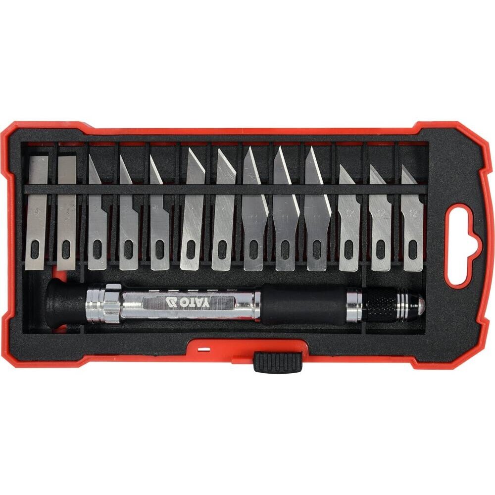 ⬡ Precision knife set 14pcs (YT75140, YATO)