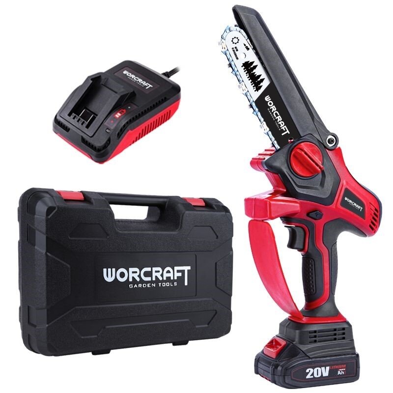 ⬡ Li-ion Cordless Hand Saw 20V in plastic box WORCRAFT (CHSS20LiBPN, WORCRAFT)
