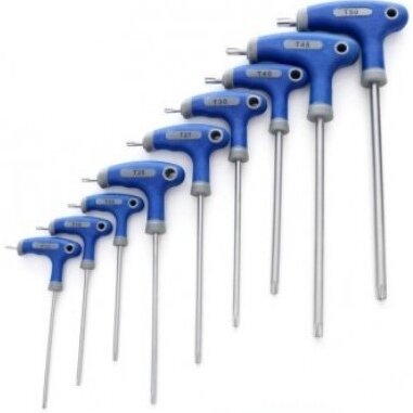⬡ T-type TORX wrenches set 9pcs (T-10-T-50) (KRKTW01)