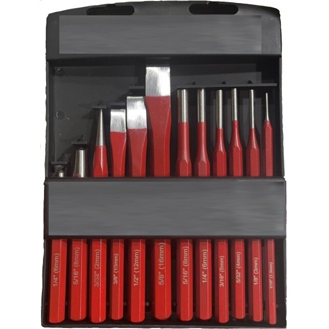 ⬡ Chisel and punch set 12pcs (KRKCS03)