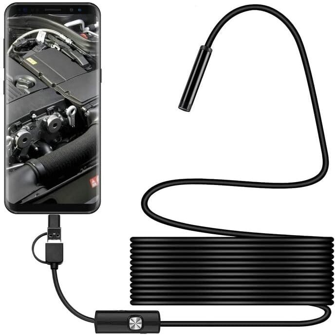 ⬡ Endoskopas mobilus 3in1, 5 m (KRKY102, KINGROY)