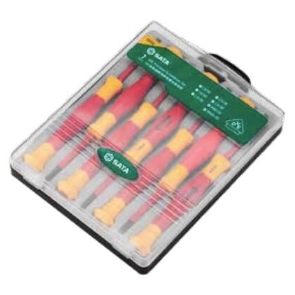 ⬡ Precision insulated screwdriver set, 7 pcs (ST09318, SATA)