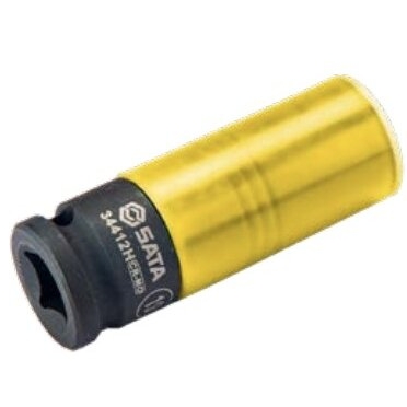 ⬡ Prailginta smūginė galvutė 1/2'' 19mm plonasienė su apsauga (ST34412H, SATA)