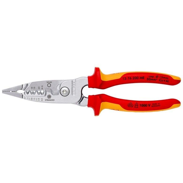 ⬡ Wire stripper (metric) VDE 200mm KNIPEX (1376200ME, KNIPEX)