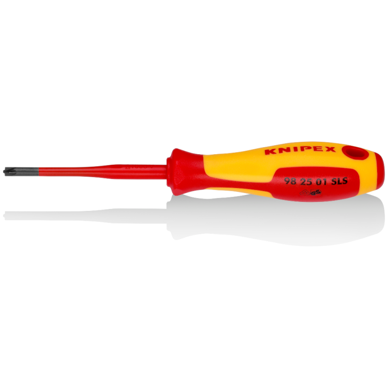 ⬡ Atsuktuvas KNIPEX VDE Slim PlusMinus PZ/S1 x 187 mm (982501SLS, KNIPEX)
