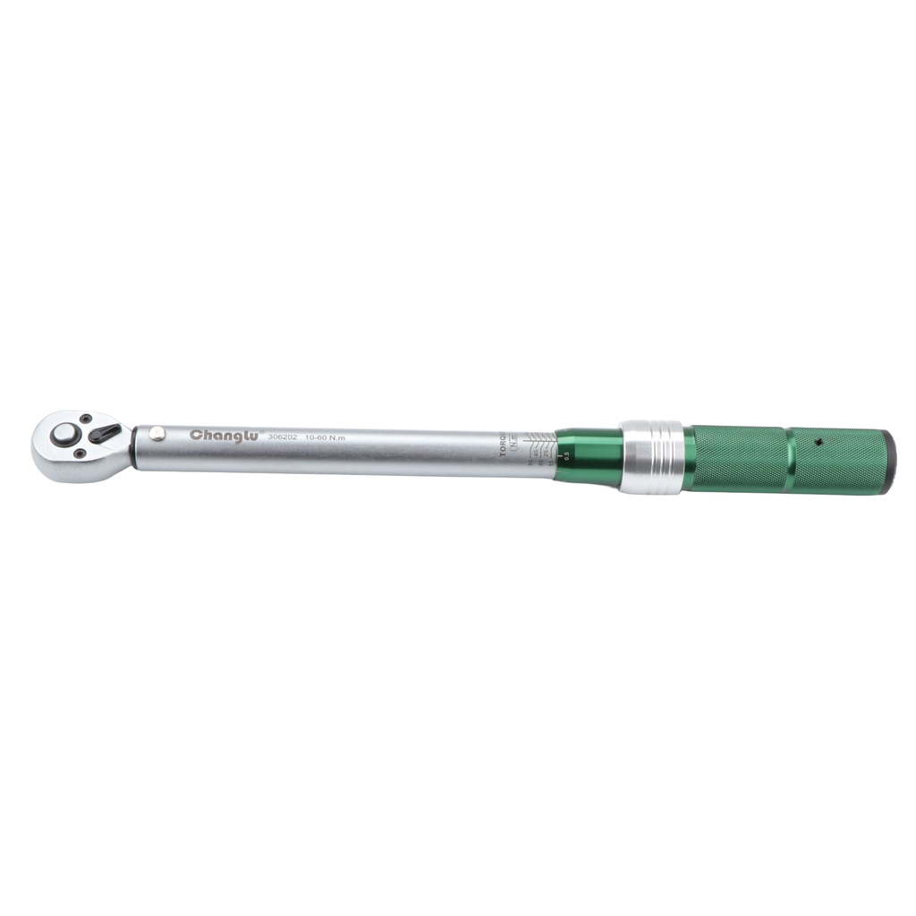 ⬡ 3/8" Dr. Pre-set digital torque wrench 10-60Nm (CL306202, CHANGLU TOOLS)