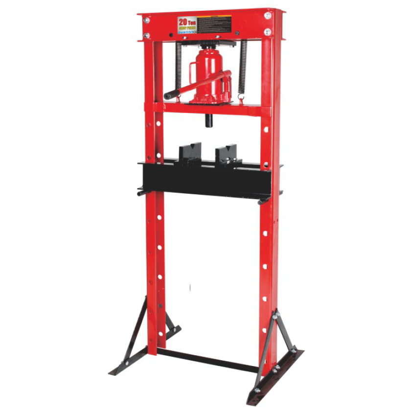 ⬡ Shop press with hydraulic bottle jack 20 t (TL06002, TONGLI)