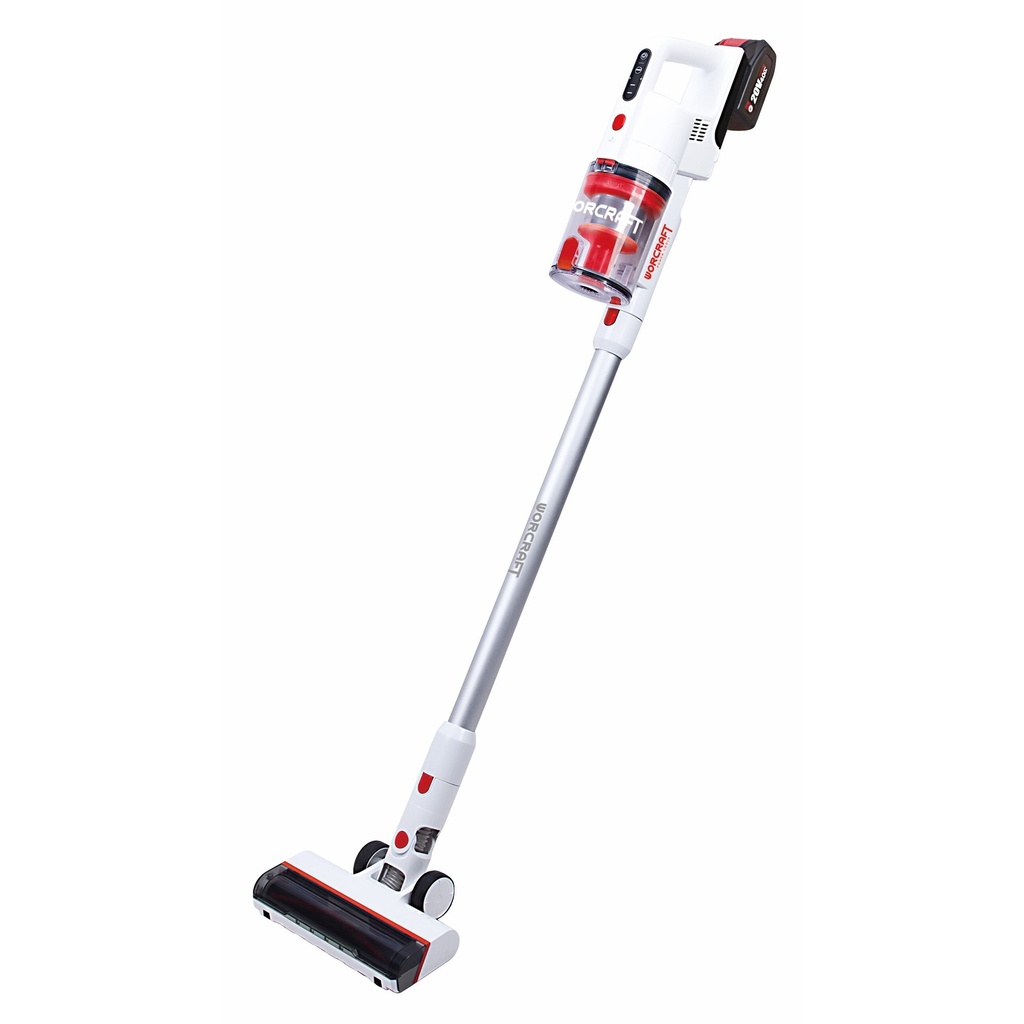 ⬡ Akumuliatorinis dulkių siurblys šluota WORCRAFT 20V LI-ION (CPVCS20LiBM, WORCRAFT)