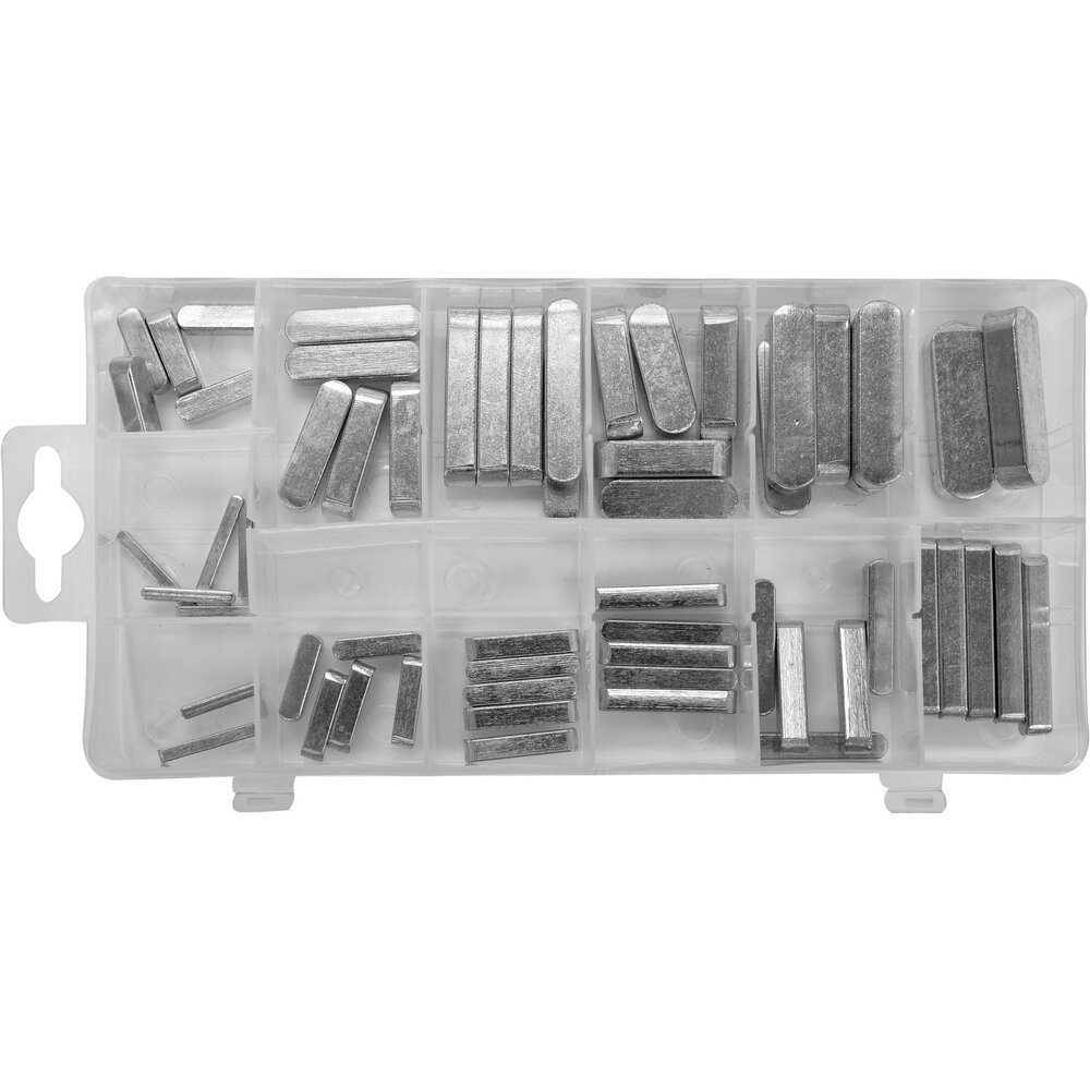 ⬡ Feather key (parallel key) set 60 pcs (YT06793, YATO)