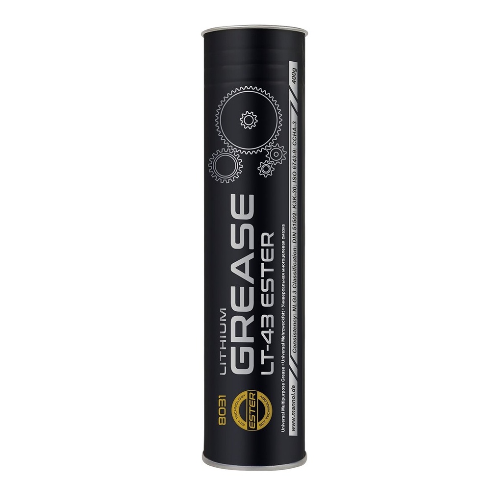 ⬡ Universal lithium grease with esters 400 g MANNOL LT-43 (803104, MANNOL)