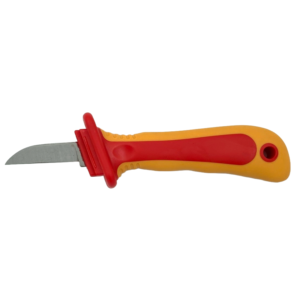 ⬡ Wire stripping knife VDE (straight blade) (CL901304, CHANGLU TOOLS)